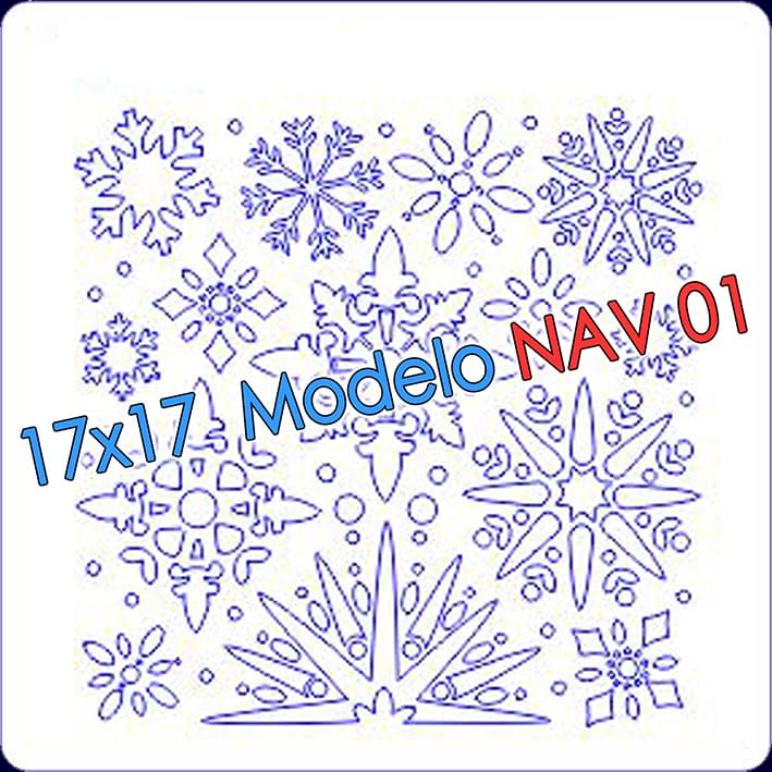 - Stencil 17x17cm Modelo NAV 01 -